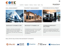 Tablet Screenshot of corerealestatesoftware.com